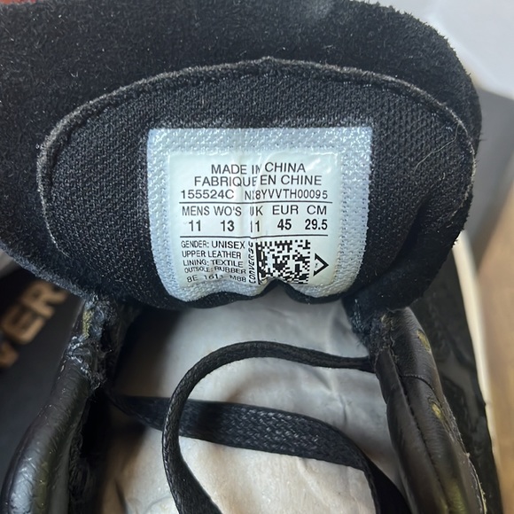 NIB Converse Chuck Taylor One Star Pro Leather Sneaker Black White Women’s 13 - Picture 10 of 15